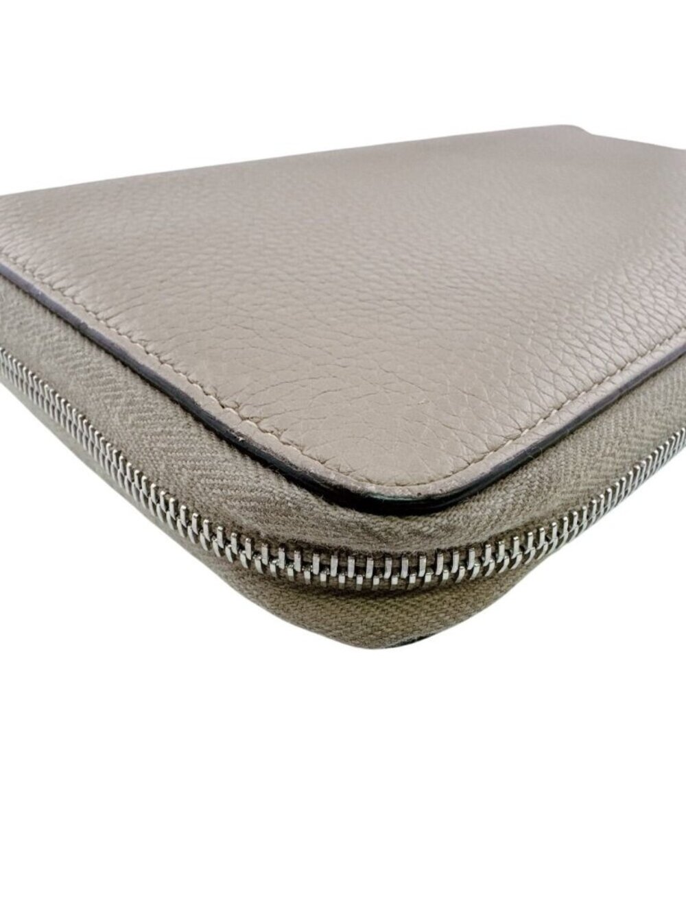 Celine Round Zip Logo Wallet